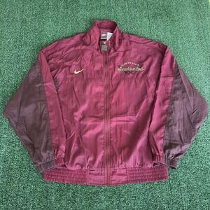 Vintage 90s Men's Nike Team Sports Florida State Seminoles FSU Windbreaker Large